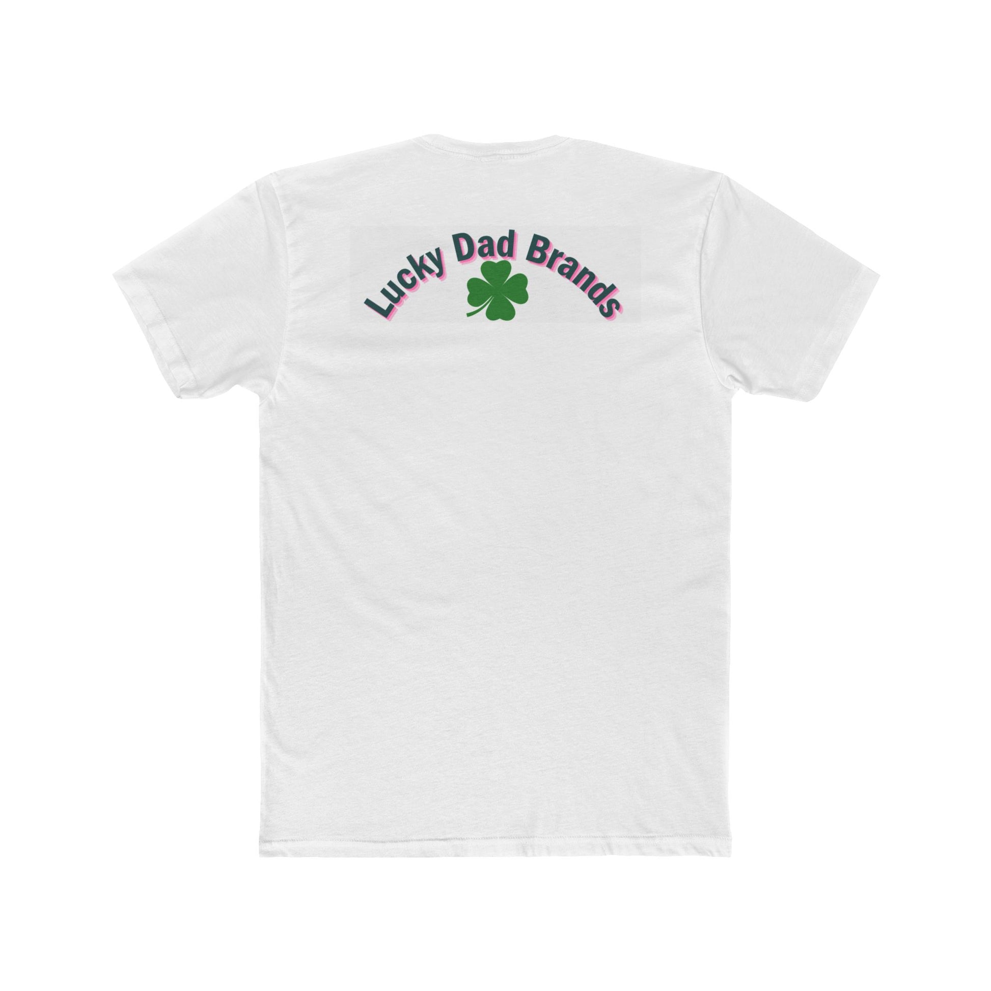 Lucky Dad Unisex Cotton Crew Tee - for Proud Advocate Dads