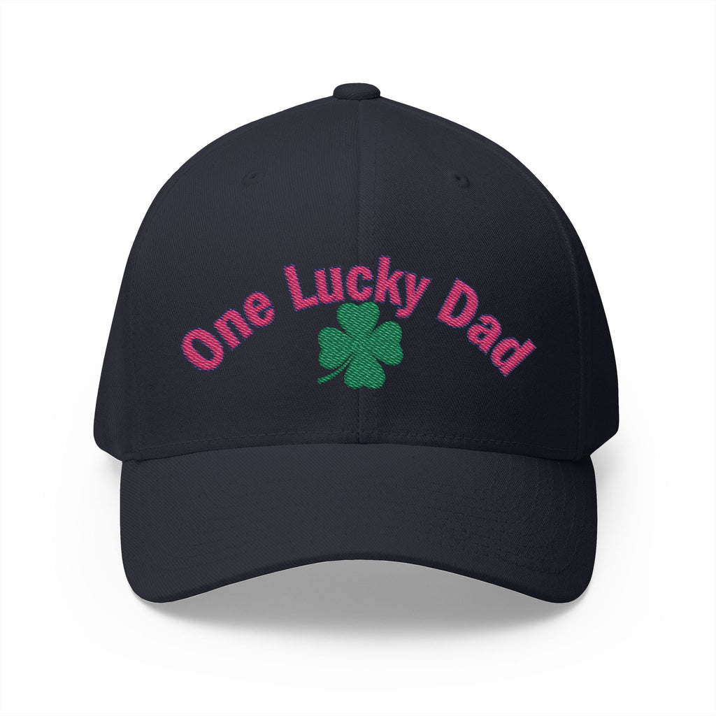One Lucky Dad Embroidered Cap - Perfect for Father's Day and St. Patrick's Day