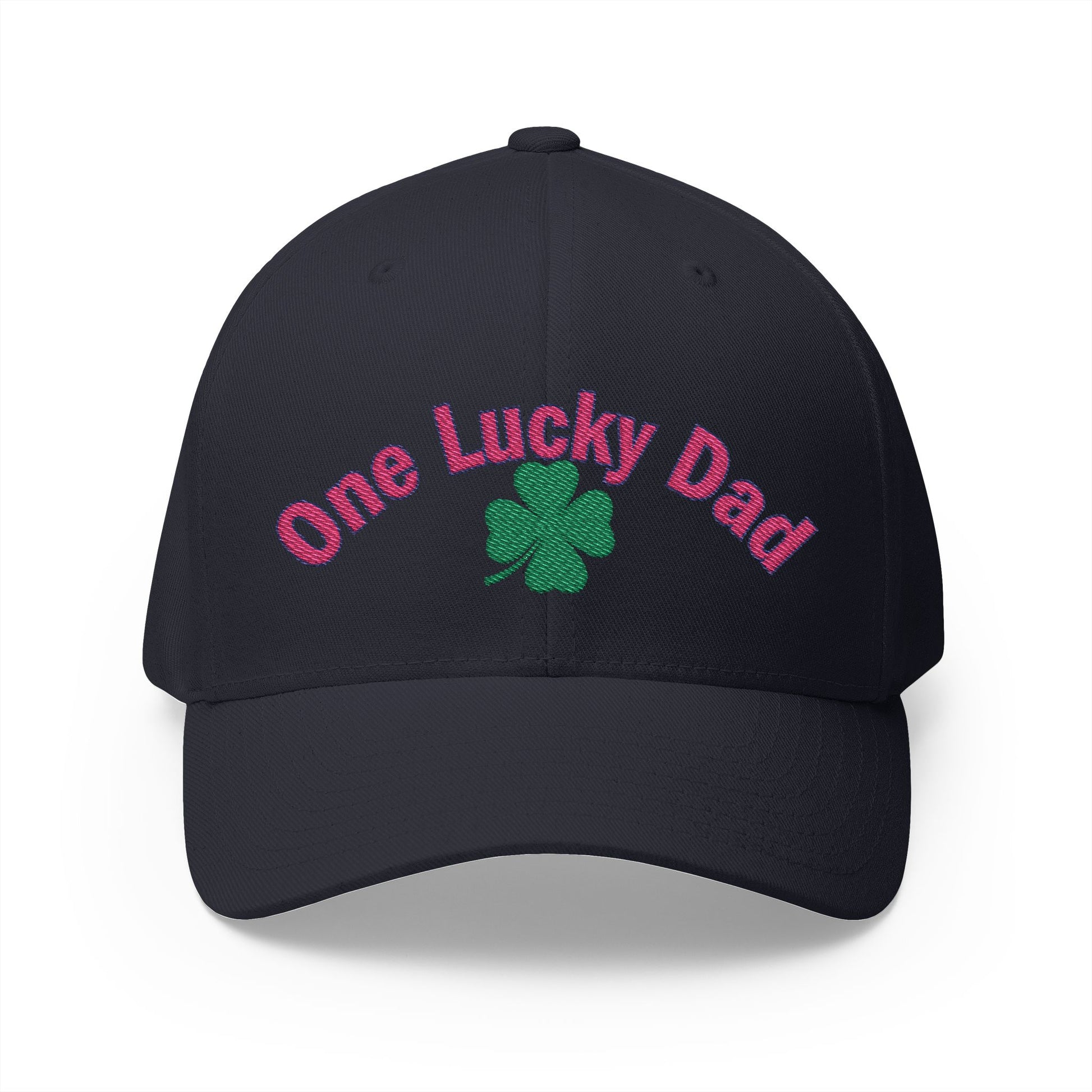 One Lucky Dad Embroidered Cap - Perfect for Father's Day and St. Patrick's Day