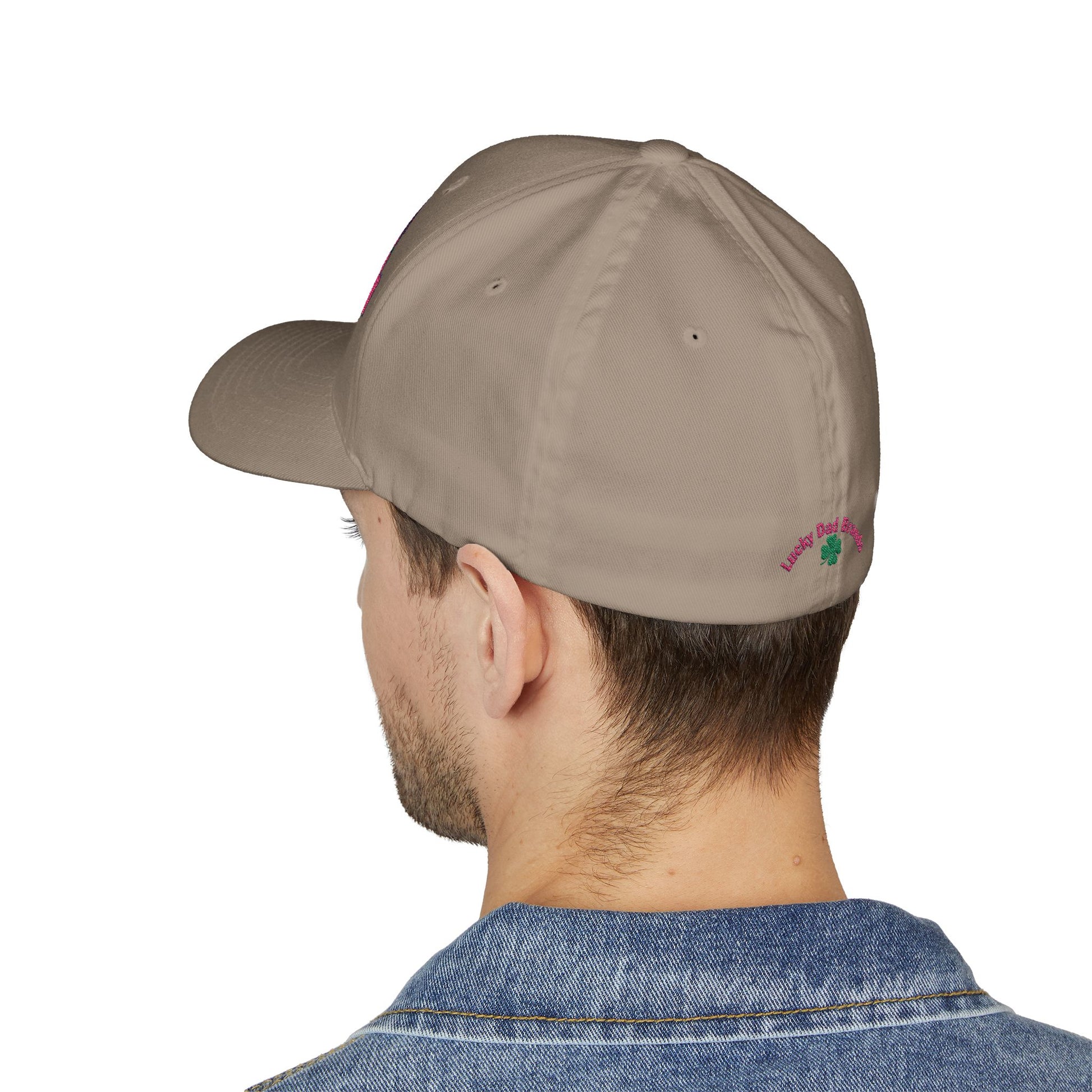 One Lucky Dad Embroidered Cap - Perfect for Father's Day and St. Patrick's Day