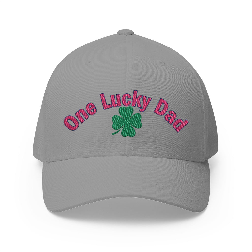 One Lucky Dad Embroidered Cap - Perfect for Father's Day and St. Patrick's Day