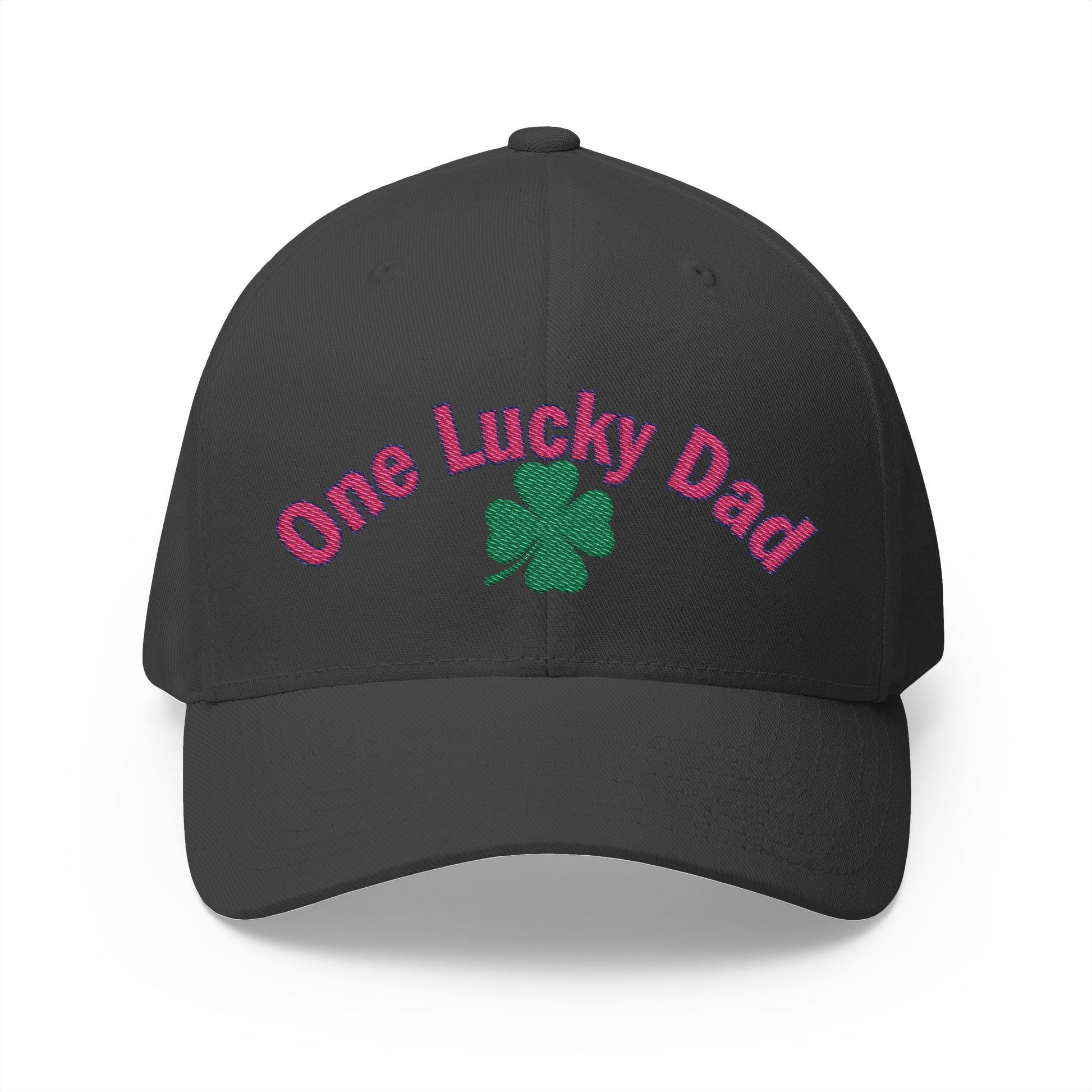 One Lucky Dad Embroidered Cap - Perfect for Father's Day and St. Patrick's Day