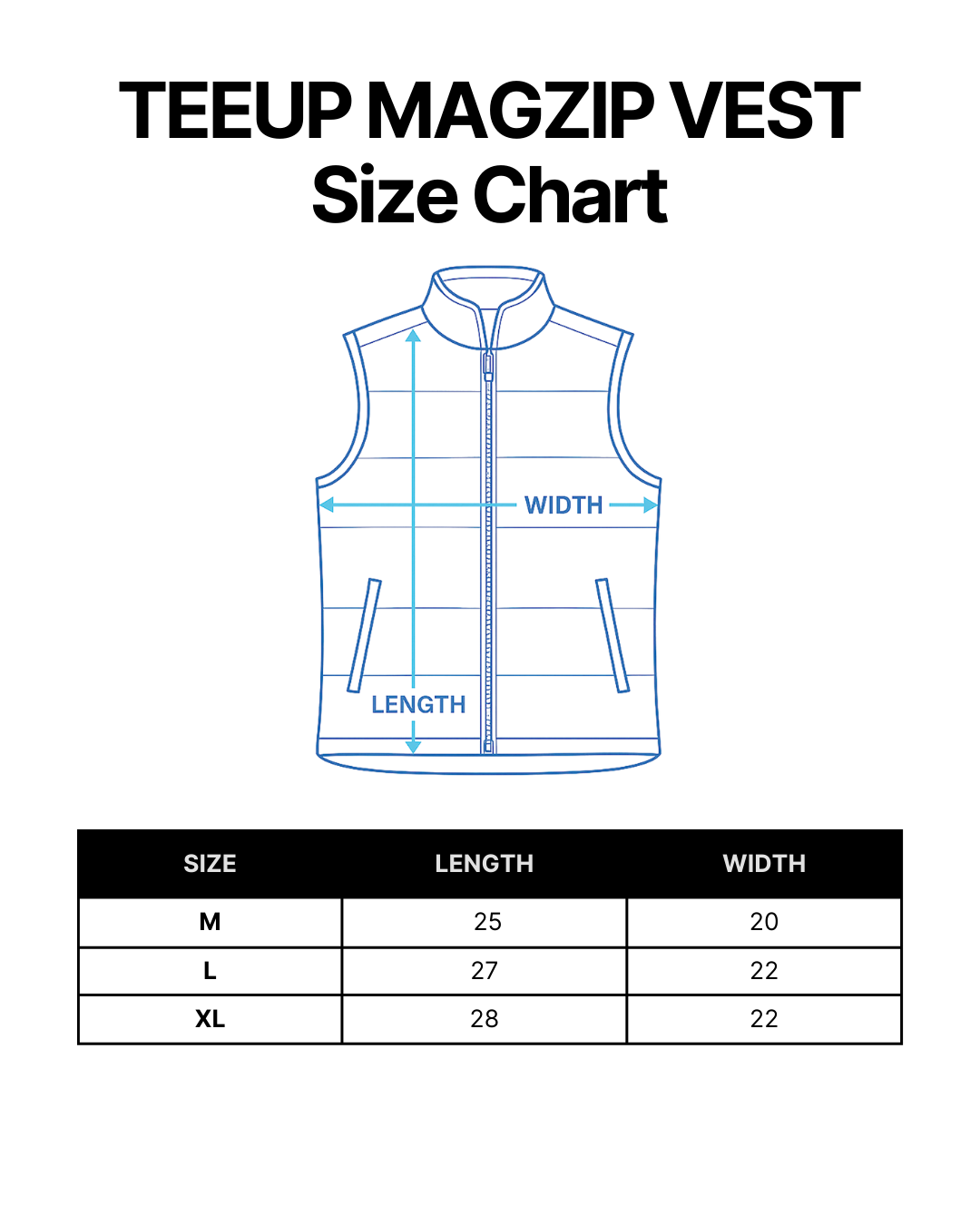 MagZip TeeUp Vest