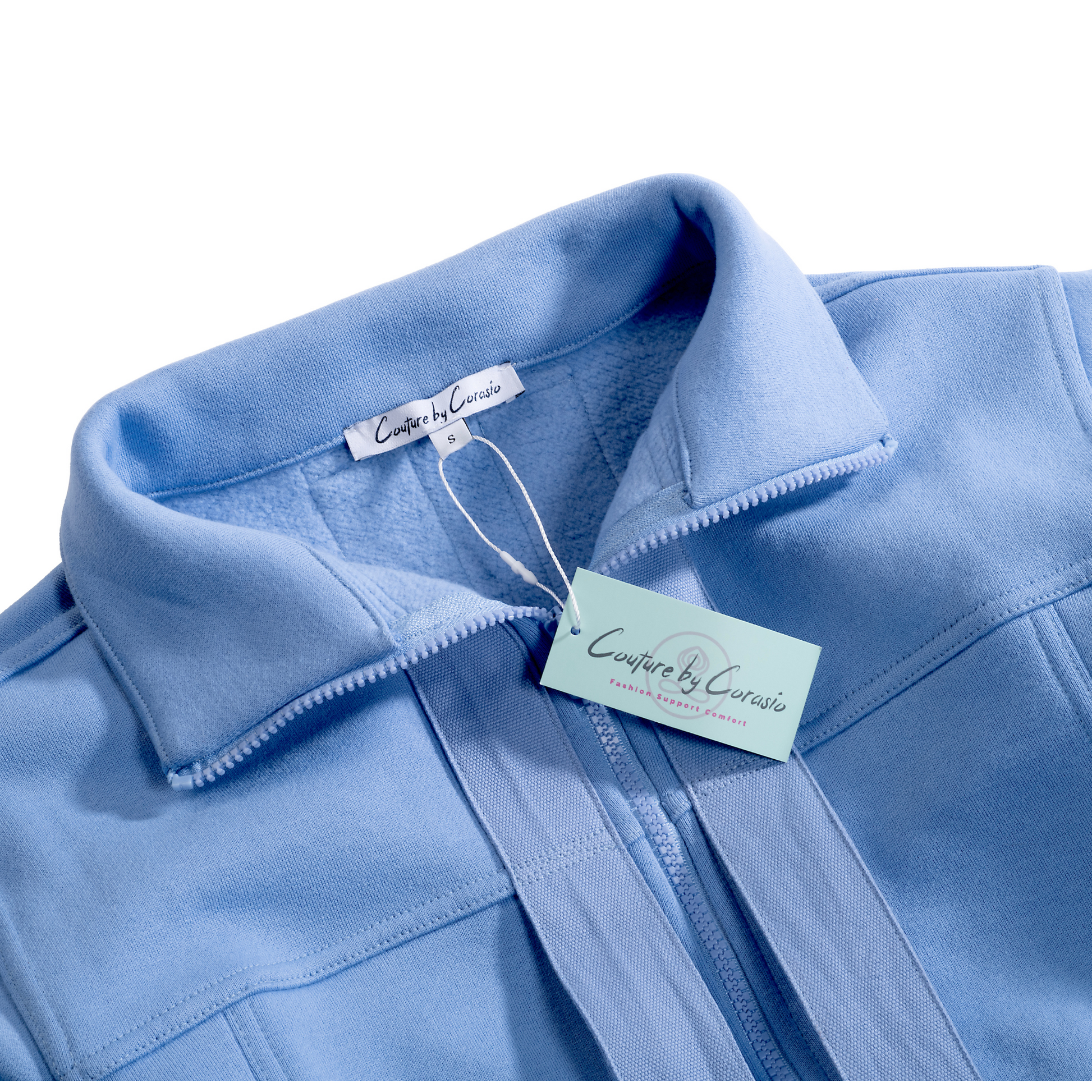 The Easeability Jacket - Adaptive Clothing for Women Coral Blue