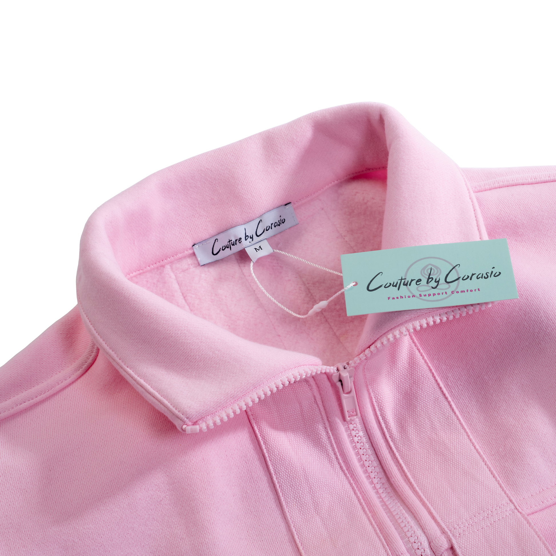 The Easeability Jacket - Adaptive Clothing for Women Pink Coral