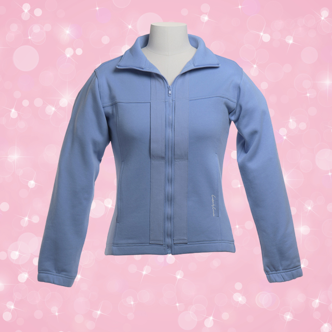 Luxurious Adaptive Sweater for Mobility Support | Handles Help Caregivers Help Loved Ones