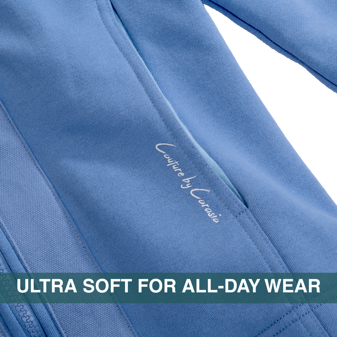 The Easeability Jacket - Adaptive Clothing for Women Coral Blue