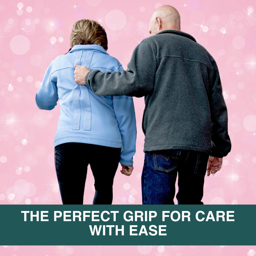 Luxurious Adaptive Sweater for Mobility Support | Handles Help Caregivers Help Loved Ones