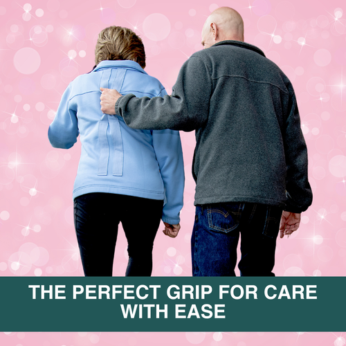 Luxurious Adaptive Sweater for Mobility Support | Handles Help Caregivers Help Loved Ones