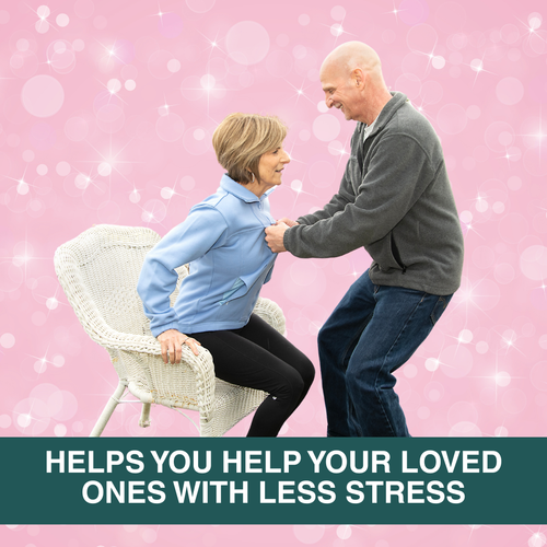 Luxurious Adaptive Sweater for Mobility Support | Handles Help Caregivers Help Loved Ones