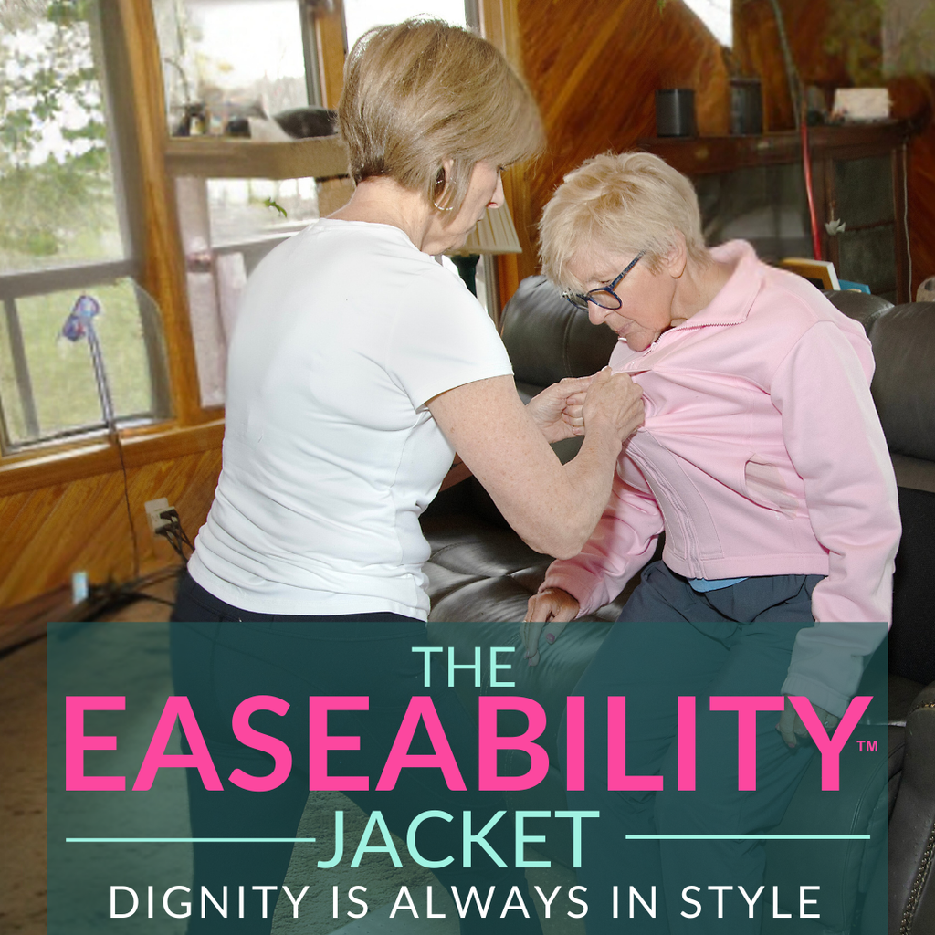The Easeability Jacket - Adaptive Clothing for Women Coral Blue