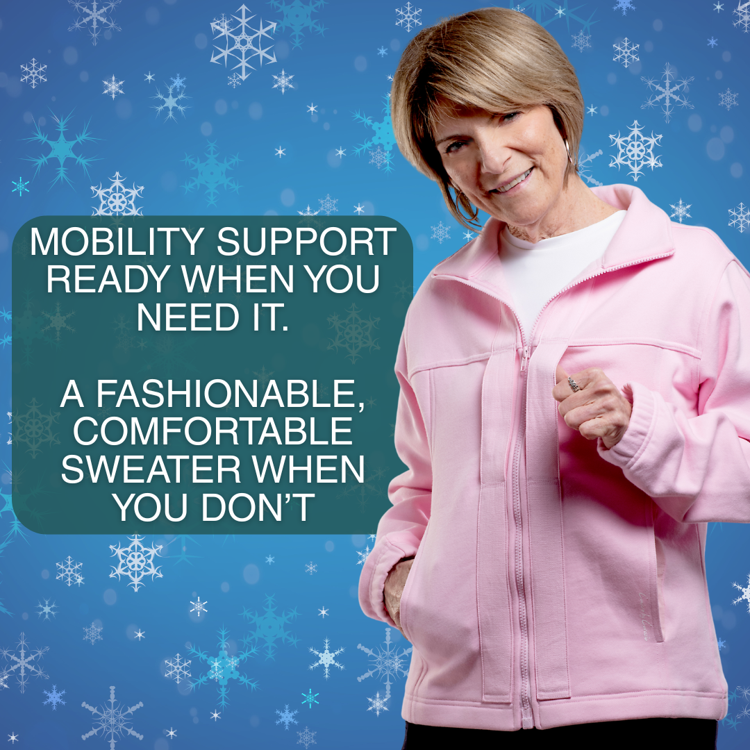Women's Adaptive Jacket - Built-In Comfortable Mobility Support